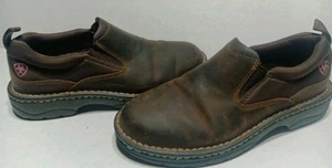 Zapatos Ariat para mujer talla 7,5B transversales mocasines sin cordones cuero marrón #10020171 - Imagen 1 de 14