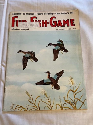Fur Fish Game Magazine October 1969 Hunting Fishing Outdoors Hardy's - Image 1 of 2