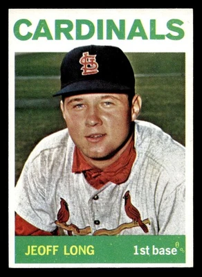 1964 Topps #497 Jeoff Long Ex-Mint RC Rookie Cardinals  ID:455987 - Image 1 of 2