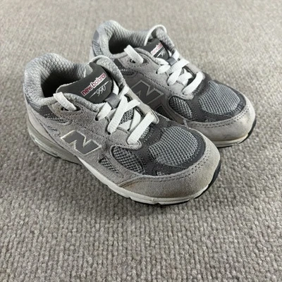New Balance 990v3 Toddler Size 9 Gray Suede IC990GY3 - Image 1 of 4