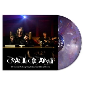 NEW Ozzy Osbourne, Billy Morrison CRACK COCAINE #129 of 500 ETCHED Recycle Vinyl - Foto 1 di 3