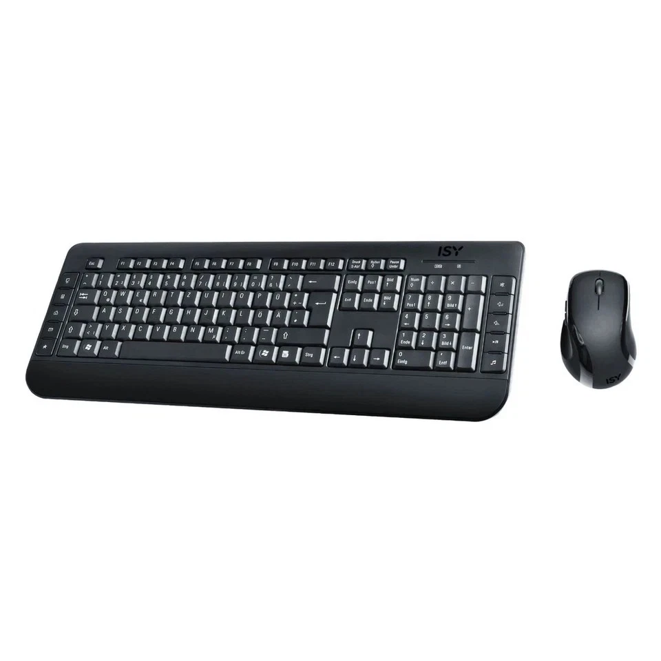 ISY IDE 3100 Tastatur und Maus schwarz  - Bild 1 von 1