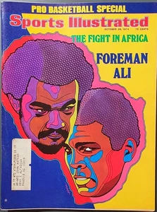Muhammad Ali George Foreman Sports Illustrated Boxing Oct 28 1974 Great Cover! - Picture 1 of 2