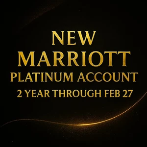 New Marriott Platinum Account 2 Year Through Feb 2027 - Picture 1 of 1