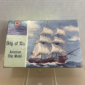 Pyro Brig Of War Ship Unassembled American Ship Model C368-60 Rare Vintage - Picture 1 of 16