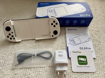 ShanWan Q11 Pro Smartphone Bluetooth Game Controller for Android/iOS - Weiß - Bild 1 von 4