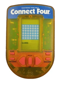 Juego portátil electrónico Connect Four 1995 Hasbro Milton Bradley de colección - Imagen 1 de 3