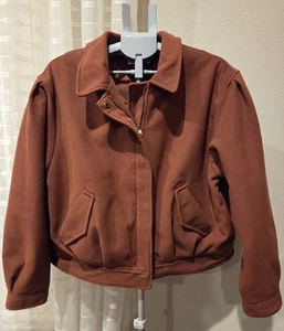 And Now This Damen-Bomberjacke Übergröße 1X Schulterfrei Sonoma Ziegelstein/Rost - Bild 1 von 9