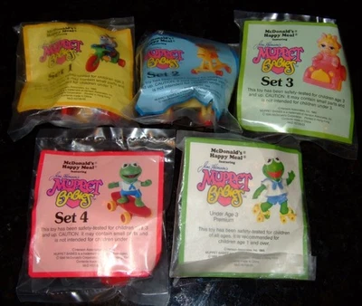 Juguetes Happy Meal McDonalds Muppet Babies 1986 (sin usar, en caja) Foto 1 de 4
