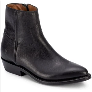 Botas Frye Billy para mujer 10 de cuero negro con cremallera clásicas occidentales FR40084 - Imagen 1 de 3