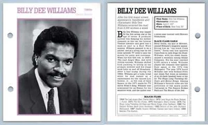 Billy Dee Williams - 1980's Atlas Editions Movie Star Card - Picture 1 of 1