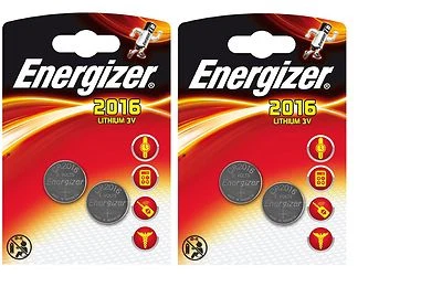 ENVOI SOUS SUIVI Energizer 4 Piles Lithium CR2016 2016 3 V