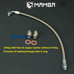 Turbo Oil Feed Supply Line 03~07 Dodge Ram 5.9 For Cummins' 3947931 HX35 HX40 - Picture 1 of 7