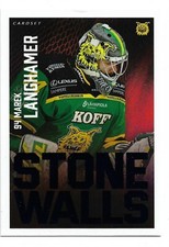 2021-22 Finnish League Cardset Stone Walls Blue /499 #2 Marek Langhamer