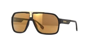 Carrera 1014/S I46 K1 Sunglasses Matte Gold Frame Brown Gold Mirror Lenses 64mm - Picture 1 of 4