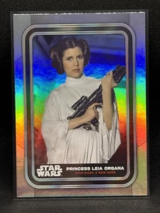 2023 Topps Star Wars Princess Leia Organa #87 Rainbow Foil - Picture 1 of 2