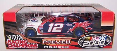 Ford Taurus 2000 Racing Champions vista previa 1:24 Jeremy Mayfield #12 Mobil 1 Foto 1 de 4