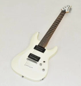 Schecter C-6 Deluxe Guitar Satin White B-Stock 1399 - Picture 1 of 9