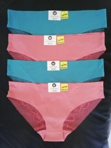 LOT DE 4 SLIPS FEMME INVISIBLE TAILLE 40/42 MARQUE U COLLECTION REF 628501 - Imagen 1 de 5