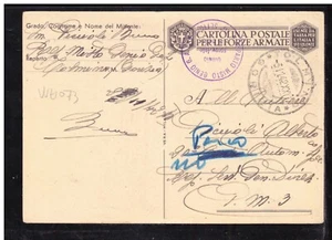 Stempel Militärpost Gemischte Abteilung Genie G.A.F. XXI Sektor TOLMIN 1942 WZ1073 - Bild 1 von 1