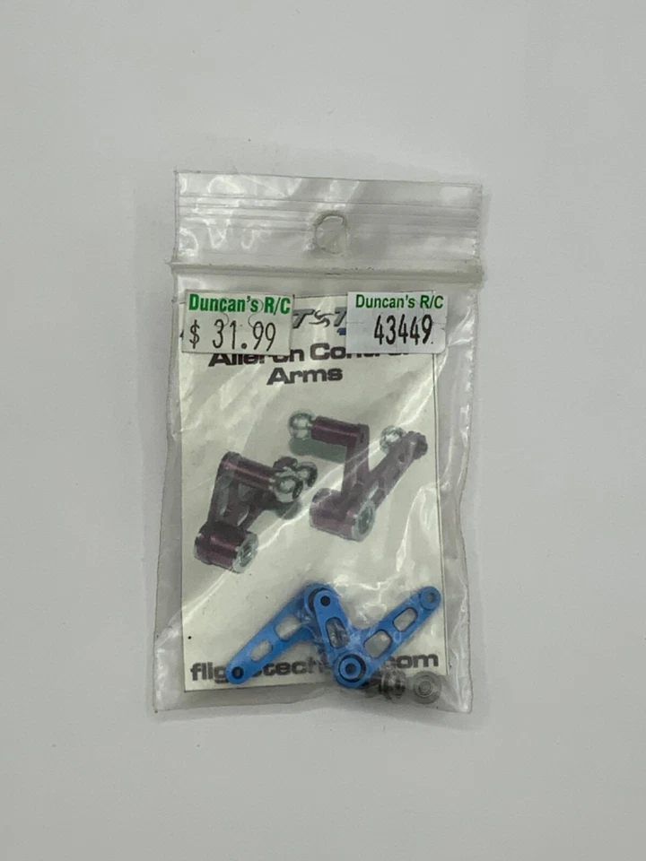 Align Trex500 Aileron Control Arm Blue 43449 - Image 1 of 1