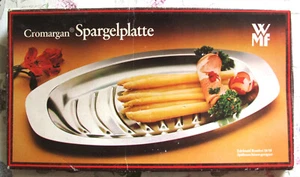WMF - Spargelplatte "Cromargan" unbenutzt in Ovp. So spart man!!! - Bild 1 von 3