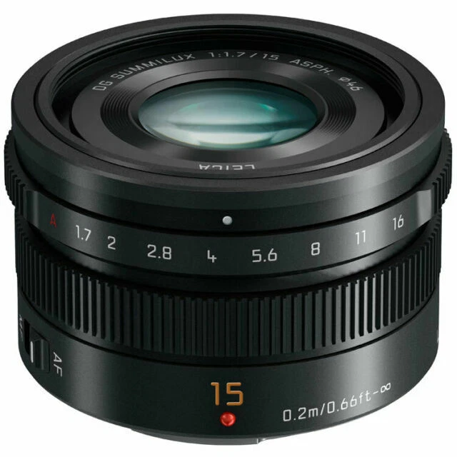 Panasonic Leica DG Summilux 15mm F1.7 Aspherical Lens