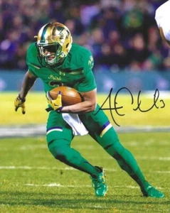 Signed 8x10 AMIR CARLISLE University of Notre Dame Autographed photo - COA - Picture 1 of 1