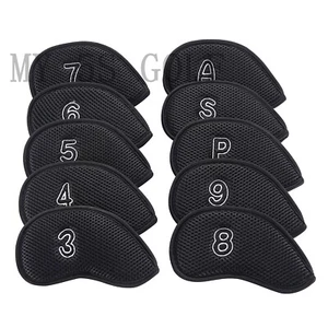 Juego de 10 cubiertas de cabeza de hierro para palos de golf cubiertas de hierro de malla - Imagen 1 de 21