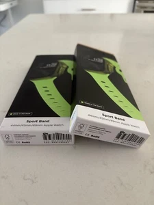 Brand New NOMAD 2.0 Apple Watch Sport FKM Band Glow 44/45/49mm Authentic - Picture 1 of 2