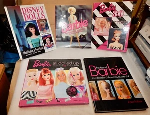 Barbie Doll Books 5ea Hardcovers Mix Lot Of Illustrated Guides To Her World 3K - Picture 1 of 7
