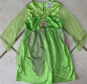 DISNEY FAIRIES TINKERBELL DRESS SIZE 6 DRESS UP PRETEND - Picture 1 of 2
