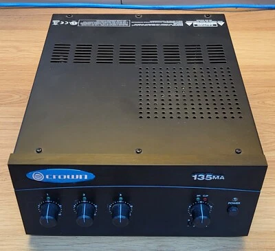 Crown 135MA Three-input, 35-Watt Mixer/Amplifier - Image 1 of 4
