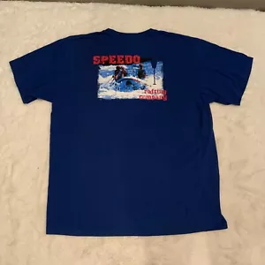 Ropa deportiva Speedo | camiseta | para hombre | Rafting Co | balsa azul de aguas blancas XL NUEVA SIN ETIQUETAS - Imagen 1 de 5