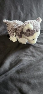 GUND Scout Husky Puppy Dog Stuffed Plush Blue Glitter Collar 5” Justice Pet Shop - Picture 1 of 3