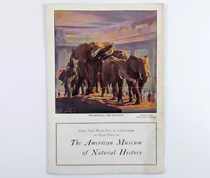 American Museum of Natural History Restaurant Menü Broschüre Ende der 1920er Jahre - Bild 1 von 5