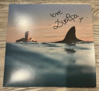 SIGNED Radical Optimism (Deluxe Blue/White Split Vinyl) - AUTOGRAPHED Dua Lipa - Image 1 of 3