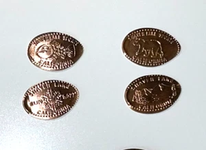 Elongated Penny LOT Rasierer Lake Sports, CA California, Kupfer C501336 - Bild 1 von 1
