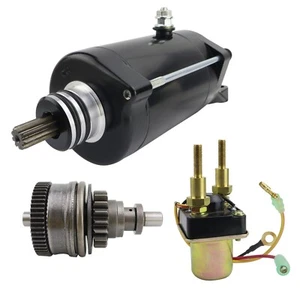 Starter Motor & Relay & Bendix for Kawasaki JS750 750SX 1992-1995 18330/18399 - Bild 1 von 8