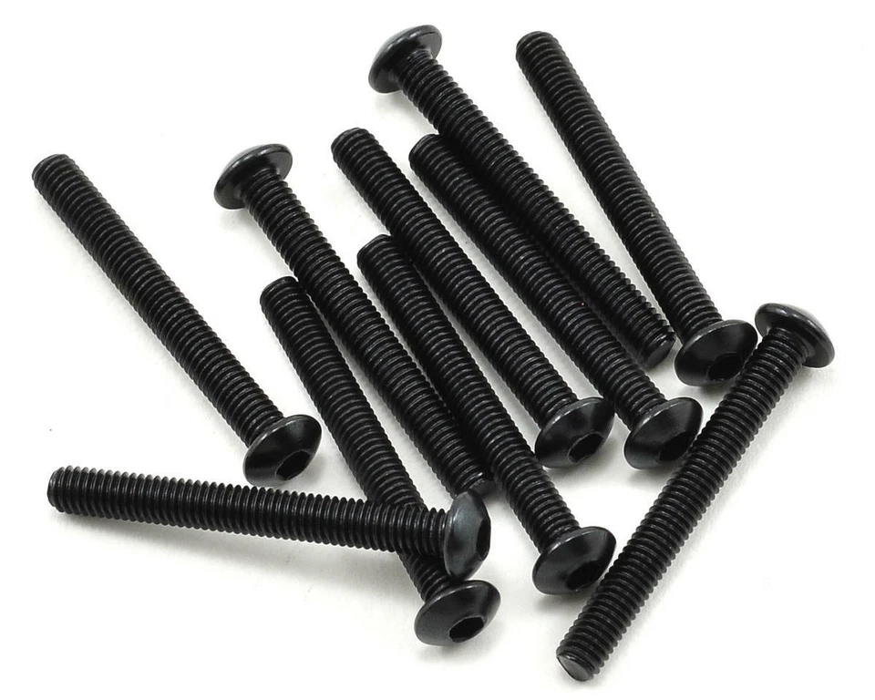 Axial 3x25mm Button Head Screw (Black) (10) [AXIA120] - Image 1 of 1