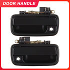 Pair Outside Exterior Black Left & Right For 1995-2004 Toyota Tacoma Door Handle