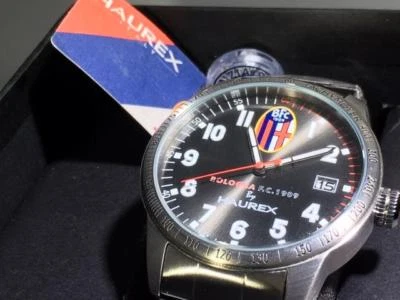Haurex Italy Men's BC300UBG Red Arrow Bologna Tachymeter Steel Bracelet Watch - Image 1 of 4