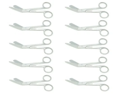 10 tijeras de vendaje Lister premium instrumento quirúrgico satinado de 5,5" acero inoxidable Foto 1 de 3
