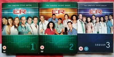 ER Complete First, Second & Third Seasons 12xDVD's Medical Drama EMERGENCY ROOM - Image 1 of 2