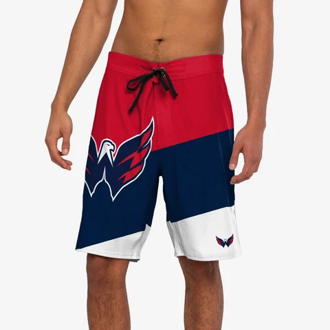 Washington Capitals NHL Hockey Mens Swimsuit Boardshorts FOCO NWT Size 32 Cover