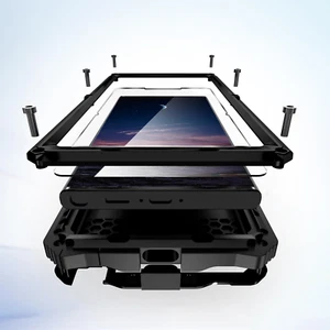 For Samsung Galaxy S24 Ultra Case Heavy Duty Metal Phone Case Para Built-In - Picture 1 of 12