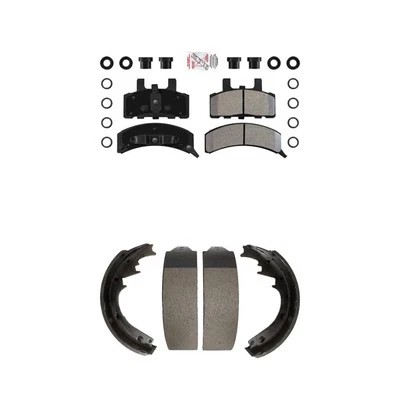 Front Brake Pads Rear Drum Shoes Kit for Chevrolet Express 1500 Tahoe 1995-2002  - Image 1 of 4