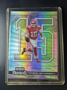 Patrick Mahomes II 2020 Panini Playoff - Behind The Numbers Silver Prizm #BTN-9 - Picture 1 of 4
