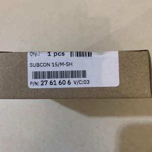NEW, PHOENIX CONTACT 27 61 60 6 SUBCON CONNECTOR - Picture 1 of 2