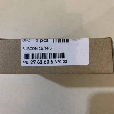 NEW, PHOENIX CONTACT 27 61 60 6 SUBCON CONNECTOR - Image 1 of 2
